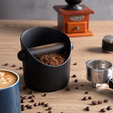 Espresso Knock Box Coffee Grounds Container with Removable Knock Bar Espresso Dump Bin