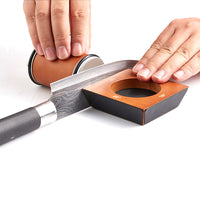 Rolling Knife Sharpener with Multi-Degrees Angle Base for Kitchen Knives Style 1