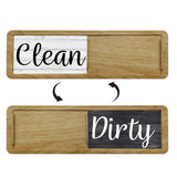 Magnetic Dirty Clean Dishwasher Sign for Kitchen Organization Style 1