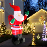 2.4G Remote Control Christmas Inflatable Santa Claus Musical Electric Xmas Garden Yard Party Decorations