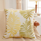 45x45cm Palm Leaf Design Cushion Covers Decorative Throw Pillowcase Sofa Home Decor Gold