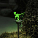 3Pcs Solar Landscape Light Transparent Acrylic Outdoor Garden Lawn Pathway Decor Style 1