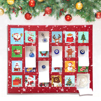 24 Days Christmas Countdown Calendar Advent Calendar Blind Box DIY Bracelet Jewelry Making Kit Style 1