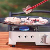 Korean Nonstick BBQ Grill Pan for Stovetop Barbecue Portable Hot Plate Outdoor