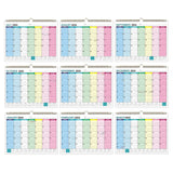 2024-2025 Wall Calendar 18 Months Hanging Planner Poster Style 3