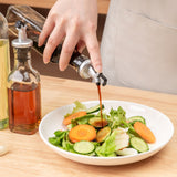 2 Pack 250ml Oil Dispenser Vinegar Pourer Glass Bottle Kitchen Cooking Tools