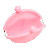 Portable Pet Silicone Treat Bag Multi-Purpose Dog Training Pouch with Carabiner Pink