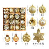 Christmas Ball Ornaments Christmas Tree Decoration Ball Box Gift Glittering Funny Party Decor Style 3