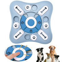 Interactive Dog Treat Puzzle Toys Slow Feeder with Squeak Design