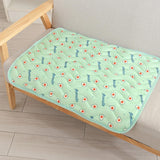 Pet Cooling Mat Breathable Ice Sleeping Pad for Cats Dogs Green