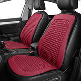 Summer Cooling Car Seat Cushion Breathable Car Seat Mat Universal Seat Protector Red