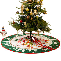 Christmas Tree Skirt Xmas Tree Decoration Christmas Tree Mat Style 2