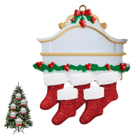 Christmas Family Xmas Tree Christmas Stocking Ornaments DIY Christmas Stockings Decoration Style 1