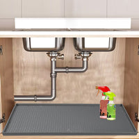 Silicone Under Sink Mat Water-resistant Mat for Kitchen Laundry Cabinets