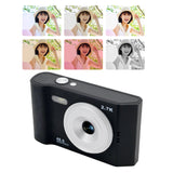 48MP HD Retro Digital Camera with 32G Memory Card 1080P Kids Student Camera Black