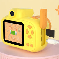 Kids Camera HD Compact Digital Photo and Video Camera with 32GB Memory Card Yellow