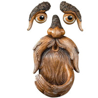 Tree Face Bird Feeder Old Man Face Sculpture Tree Decorations