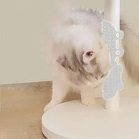 Silicone Pet Tickling Artifact CatsTickling Comb Cat Corner Brush Pet Itch Tool White