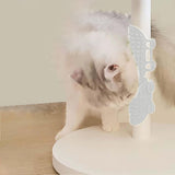 Silicone Pet Tickling Artifact CatsTickling Comb Cat Corner Brush Pet Itch Tool White