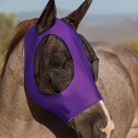 Horse Face Cover Horse Fly Mask Equine Mask Veil Purple