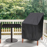 Patio Chair Cover Outdoor Garden Furniture Stackable Waterproof Storage Covers