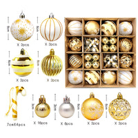 Christmas Ball Ornaments Christmas Tree Decoration Ball Box Gift Glittering Funny Party Decor Style 5