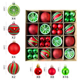 Christmas Ball Ornaments Christmas Tree Decoration Ball Box Gift Glittering Funny Party Decor Style 2