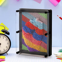 Rainbow 3D Pin Art Board Toy Sculpture for Kids Education Toy