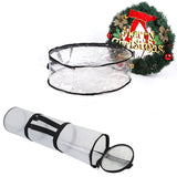 Wrapping Paper Storage Organizer Container and Wreath Packaging Bag Christmas Gift Storage Bag