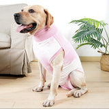 Dog Recovery Suit Pet Recovery Shirt Dog Prevent Licking Care Clothing Pink