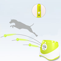 Automatic Ball Launcher Electric Interactive Ball Thrower Pet Dog Fetch Machine Light Green