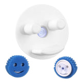 2Pcs Funny Face Sponge Holder with Suction Cup Scrub Daddy Sponge Holder for Kitchen Bathroom