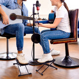 6-Position Height Adjustable Guitar Foot Rest Stand Guitar Foot Stool