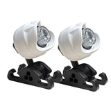 Pair of 3 Modes LED Light Water-Resistant Shoes Lights Night Light White