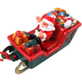 Electric Christmas Tree Train Set with Sounds and Lights Train Around Christmas Tree