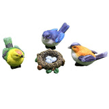 Miniature Mini Birds Statue Decoration Fairy Garden Resin Craft