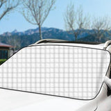 Car Windscreen Snow Cover Windshield Anti Frost Cover Sun Shade Snow Ice Frost Protector Silver