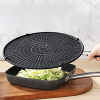 Silicone Splatter Screen for Frying Pan Heat-Resistant Splatter Guards for Frying Kitchen Cooking Tool