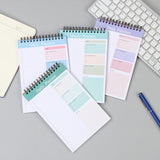 Set of 4Pcs 35 Sheets To Do List Notepad Undated Daily Planner Notebook Memo Notes