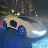 Remote Control Car LED Rechargeable Drifting Dual Spray RC Car Electric Stunt Car White