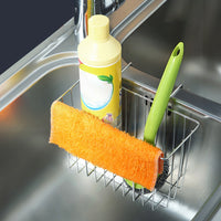 Kitchen Storage Sponges Holder Dish Cloth Drying Rack Sink Drain Rack