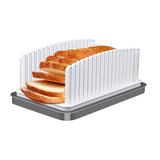 Adjustable Bread Slicer for Homemade Bread Foldable Cutting Tool for Bread Bagels Cakes