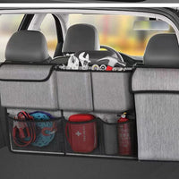 Large Capacity Car Back Seat Organizer and Storage Grey