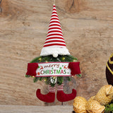 Christmas Dwarf Door Hanging Pendant Glow Faceless Gnome Doll Ornaments Xmas Decor