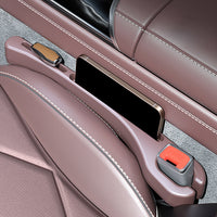 Pair of Car Seat Gap Filler Universal Fit Car SUV Truck Gap Between Seat and Console Brown