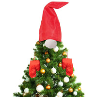 Christmas Hat Nose Gloves Decoration Set Christmas Tree Top Creative Xmas Party Decoration