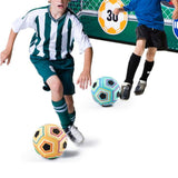 Portable Soccer Ball Game Set Kids Toss Soccer Goal Game for Indoor Outdoor Backyard Yellow