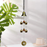 55cm Metal Wind Chime Chinese Style Hanging Feng Shui Bell Outdoor Home Decoration