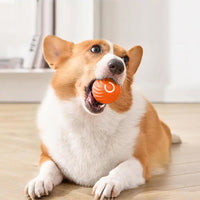 Pet Automatic Rolling Ball Toy Jumping Bouncing Ball Pet Dog Toy Orange