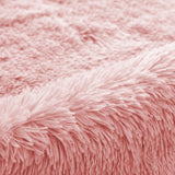 Soft Fluffy Floor Rug Non Slip Bathroom Floor Mat Home Decor Pink